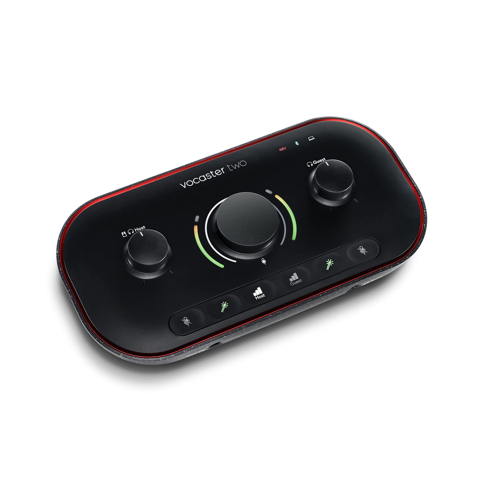 Interfaz De Podcasting Focusrite Vocaster Two Con 2 Entradas De Micrófono