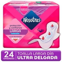 Toallas Higiénicas Larga Extra Suave 24 Un Nosotras