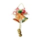 thumbnail image 5 of Adornos de Campana de Navidad, Colgante de Campana con Lazo Decorativo para Manualidades DIY, Colgante para Corona, Ventana Interior, Navidad Al Aire Estilo A, 5 of 5