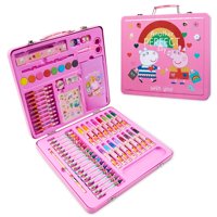 Set De Arte Peppa Pig Kids Con Estuche De Viaje, Kit Para Dibujar Y Colorear