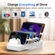 thumbnail image 4 of Cargador USB COTOP 510W 10 puertos USB‑C/A y 8 cables, 4 of 8