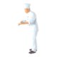 thumbnail image 3 of Cook Chef Figurines Building Scene Figuras Pintadas A Escala 1:64 Chef White 3, 3 of 5
