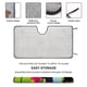 thumbnail image 2 of La Compañía Eléctrica Parasol para Parabrisas Delantero Protector Plegable, Visera Solar para Auto Bloquea Rayos UV Mantiene tu Vehículo Fresco 130cm*70cm, 2 of 6