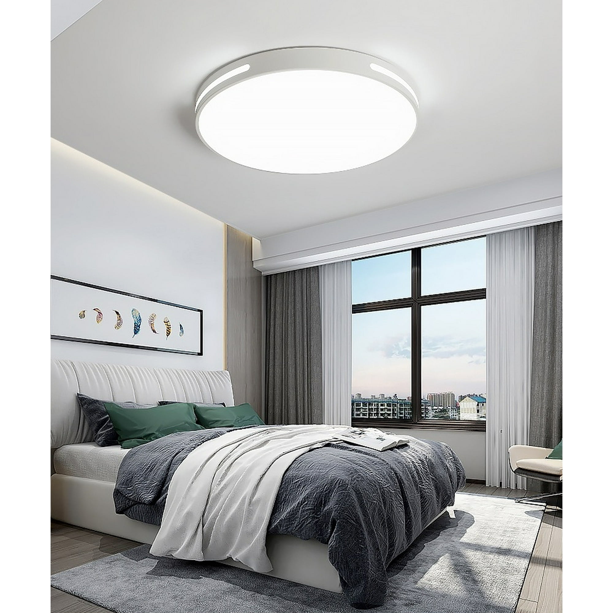 Lámpara De Techo Led 30cm 18w By Lubabycas