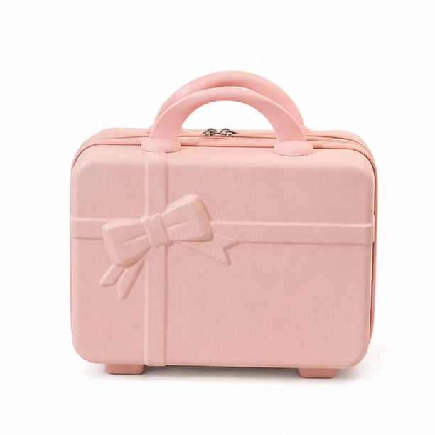 Mini Maleta de Mano Organizador de Viaje y Maquillaje Lazo - Negro
