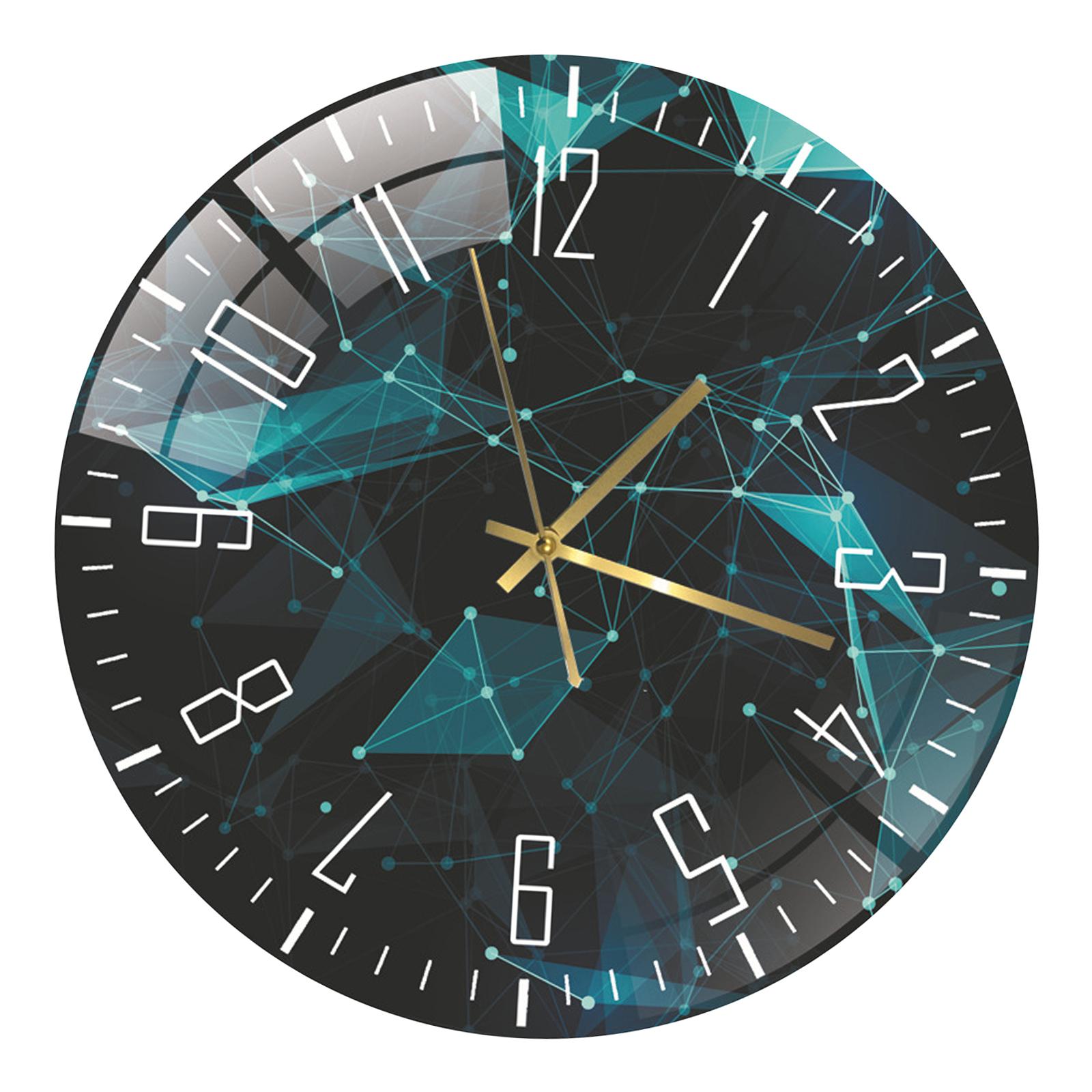 Magideal - Relojes De De 30 Cm Que No Hacen Tictac Con Números Arábigos, Reloj De Pared De Acrílico Silencioso Para , Dormitorio, , Estilo D H