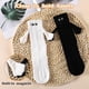 thumbnail image 2 of Calcetines magnéticos de pareja tomados de la mano, regalos divertidos y divertidos (negro, blanco, 2 pares), 2 of 7