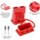 thumbnail image 3 of Conector rápido de batería de 175 A, AWG 1/0, kit de enchufes para arnés de cables, conectores de alimentación de batería de conexión rápida para cabrestante, remolque, dispositivo eléctrico, manija,, 3 of 7