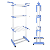 Genérico - Tendedero Colgador Para Ropa Tamaño Xl Con Ruedas