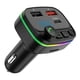 thumbnail image 1 of Adaptador Transmisor Fm Bluetooth Con Luz Para Auto Camioneta 7 Colores, 1 of 12