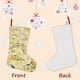 thumbnail image 3 of Calcetín de Navidad Pompompurin Desmarcar Lino Blanco 54x38 cm, 3 of 5