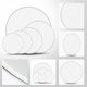 thumbnail image 3 of Parche de Batería Ktaxon PET Juego de 5 Piezas Blanco 12"-22", 3 of 6