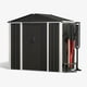 thumbnail image 1 of Bodega Exterior doble techo 180x120 2.16 M2 - Black DS-02, 1 of 7