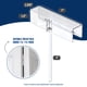 thumbnail image 3 of Cerradura plegable Safety Innovations para puertas de madera de 1 3/8 pulgadas (paquete de 2), 3 of 9