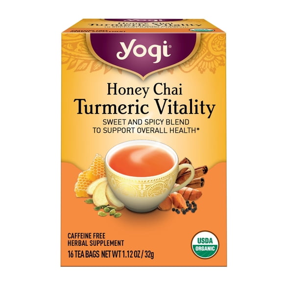 Yogi Honey Chai Cúrcuma Vitalidad 16 sobres