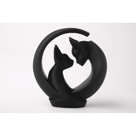 Figura Decoración- Escultura Abrazo Felino Creciente