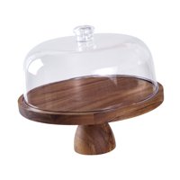 Magideal - Bandeja De Exhibición Para Pasteles, Plato De Fruta, Contenedor Redondo Multifunción Creativo Para Pasteles, Bandeja De Frutas Secas Para Cumpleaños Y Base Alta