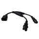 thumbnail image 3 of IEC320 C14 A 2X C15 Adaptador De Corriente Alterna Y Cable Divisor, 3 of 5
