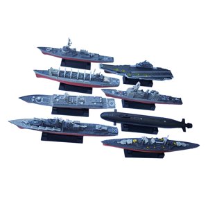 Bothyi - 8X Avión De Juguete Submarino 4D Rompecabezas Modelo De Barco Para Niños Adultos Niños