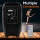 thumbnail image 2 of Altavoz PA Bluetooth Portátil Pyle PSBT105A 1000W Negro, 2 of 8