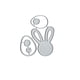 thumbnail image 2 of Huevo De Conejo De Pascua Con Forma De Corazón Troquelado Para Álbumes De Recortes, 2 of 7