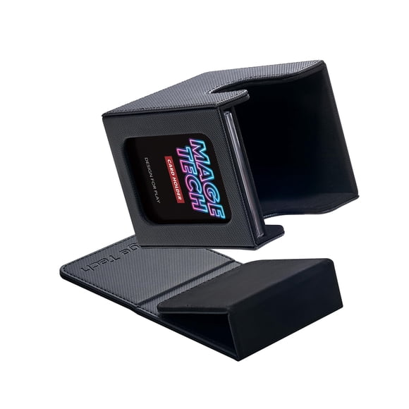 Deck Box Mage Tech Commander Lite con pantalla de cartas negra