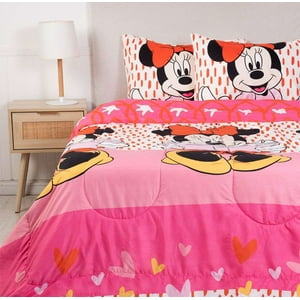 Mashini - Cubrecama Plumón Infantil Mini Rosa