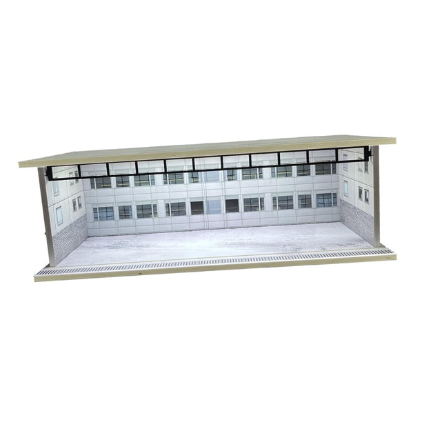 Vitrina De Exhibición De Modelos De Autos Fundidos A Presión A Escala 1/64 Con Caja De Exhibición De Modelos De Vehículos LED Estilo D