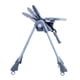 thumbnail image 3 of Silla De Comer Bebé Reclinable Plegable Easy Eat Gris, 3 of 6