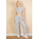thumbnail image 1 of Conjunto de Camiseta sin Mangas y Pantalones Deportivos de Felpa Francesa con Cintura Elástica, 1 of 2