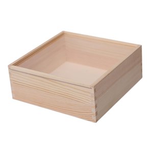 Bothyi - Caja De Madera Caja De Recuerdos Diy Contenedor De Almacenamiento De Exhibición De Dulces Multifuncional