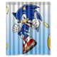 thumbnail image 1 of Cortina de ducha Sonic the Hedgehog, juego de cortina de baño con ganchos, tamaño 60 x 72 pulgadas, 1 of 3