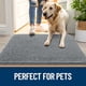thumbnail image 1 of Alfombra OLANLY 30x20cm Chenille Antideslizante Gris Perro, 1 of 3