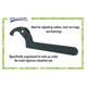 thumbnail image 4 of Llave de gancho ajustable Williams 47 cm 6‑1/8 a 8‑3/4 pulg., 4 of 4