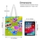 thumbnail image 5 of Do Re Mi Bolso de tela con estampado de lienzo para mujer, bolsa de compras reutilizable y estética, con cremallera interior, regalo para mujer,38*45cm., 5 of 6