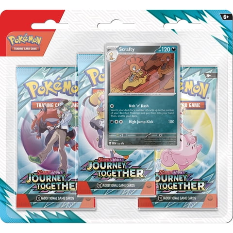 Blíster Pokémon Tcg Scarlet Y Violet Journey Together Con Scrafty