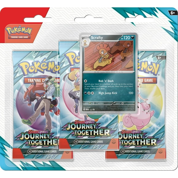 Blíster Tcg Scarlet Y Violet Journey Together Con Scrafty