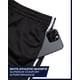 thumbnail image 2 of Pantalones cortos de baloncesto Reebok Lightweight para niños, tallas 10 a 12, color negro, 2 of 7