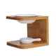 thumbnail image 2 of Quemador De Aceite Esencial De Aroma De Candelero De Madera Tealight Tres Lados, 2 of 5