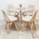 thumbnail image 2 of Mesa Redonda Eames 80cm Tope Vidrio, 2 of 3