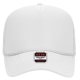 thumbnail image 2 of Gorra Alldayshirts 5 paneles con malla trasera estilo camionero, blanca, talla única, 2 of 3