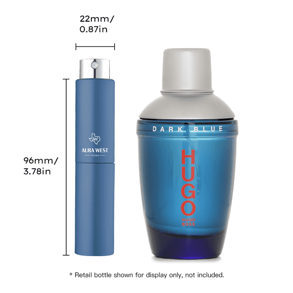Aura West - Hugo Boss Dark Blue Eau de Toilette Spray de Viaje (5ml)