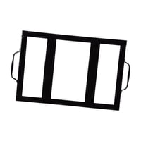 Magideal - Bandeja De Sal De La Sal Bandeja De Piedra De Sal, Bloque De Sal No Incluido, Bandeja De Barbacoa De Bandeja De Hierro Fácil Y Fácil Para Servir Carne