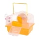 thumbnail image 2 of Portador de hamster portátil Carrier Case jaula con botella de agua al aire libre naranja, 2 of 5