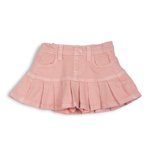 Short Falda Bebé Niña Denim Bolsillos Coral Pillin