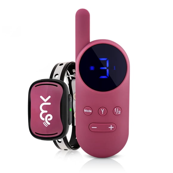Collar de entrenamiento Wiggle Kingdom 5‑15 lb (2,3‑6,8 kg) púrpura vibración/descarga