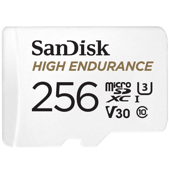 Tarjeta microSDXC SanDisk High Endurance Video de 256 GB con adaptador