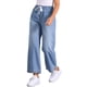 thumbnail image 4 of INSPIRE CHIC Pantalones Vaqueros de Pierna Ancha para Mujer Regreso a Clases con Cintura Elástica y Cordón Casual con Bolsillos Azul Claro S, 4 of 5