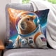 thumbnail image 1 of Capibara Fundas de almohada de terciopelo con tema, regalos de funda de almohada, decoración para el hogar, cojín de lanzar, regalo de cumpleaños para fans y parejas.50*50cm., 1 of 6