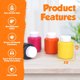 thumbnail image 2 of EXTRIC Washable Paint for Kids 12 PK Tempera Finger Paints 2, 2 of 3